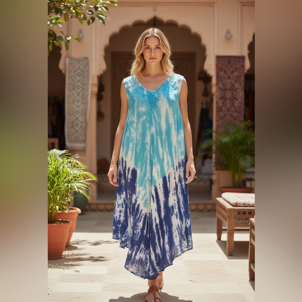 Indian Boutique summer rayon dress